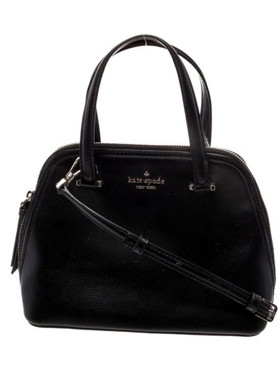 kate spade Handbags - kate spade Black Leather Dome Satchel with Detachable Strap
